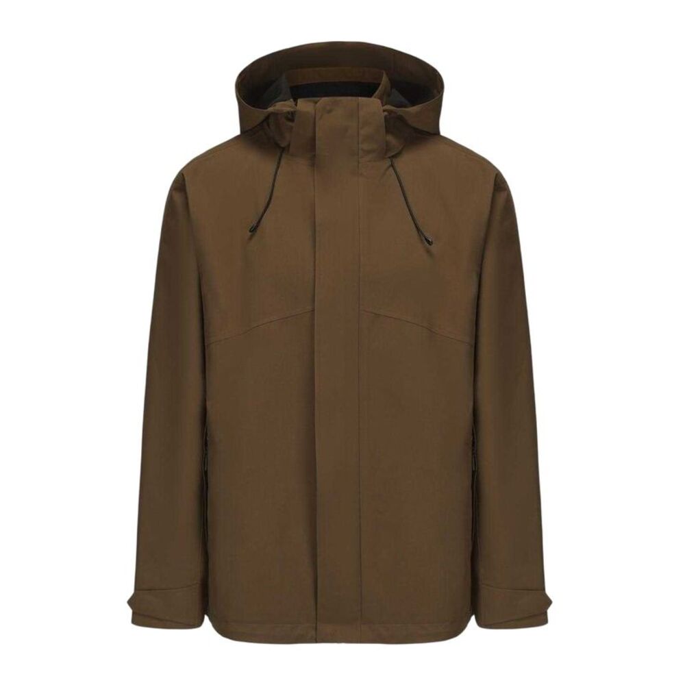 Firetrap Mens Plain Waterproof Jacket / Khaki Green